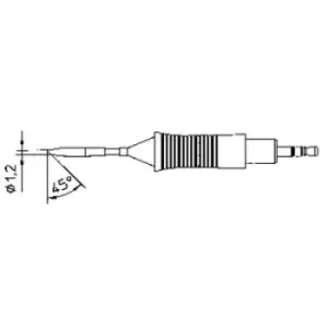 Weller RT6 Soldering tip Round, bevelled 45° Tip size 1.2mm Content