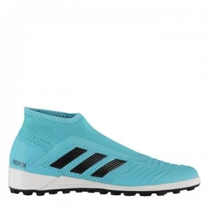 adidas Predator 19.3 Laceless Astro Turf Trainers - Cyan/Black