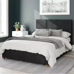 Garland Kimiyo Linen Ottoman Bed Charcoal