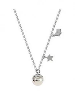 Radley Sterling Silver And Rose Gold Tone Star Orb And Dog Pendant Ladies Necklace