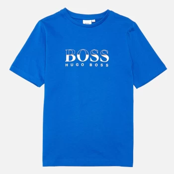 Hugo Boss Short Sleeve Chest Logo T-Shirt Blue Size 10 Years Boys