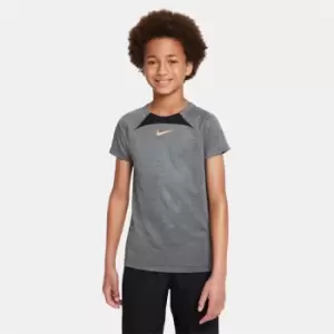 Nike Dri-FIT Academy Big Kids Short-Sleeve Soccer Top - Black