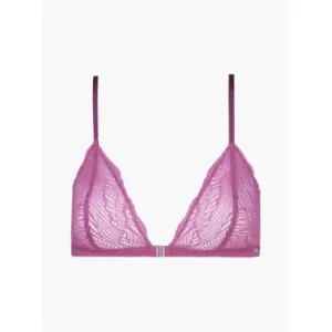 CALVIN KLEIN Lace Triangle Bra - Pink