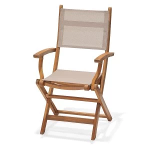 Robert Dyas FSC Henley Acacia Folding Armchair