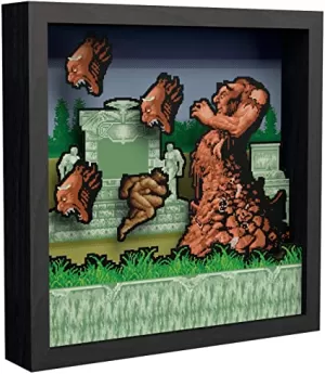 Pixel Frames Altered Beast Shadow Box Art