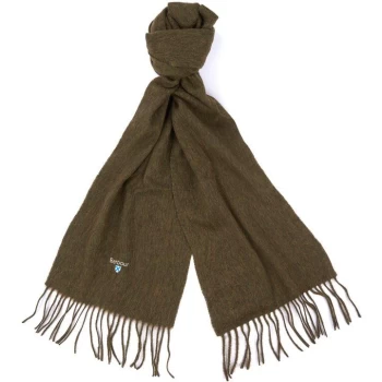 Barbour Plain Lambswool Scarf - Seaweed