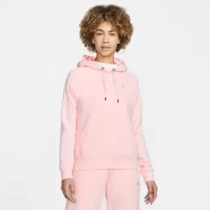 Nike Sportswear Essential Fleece Pullover Hoodie Womens - White