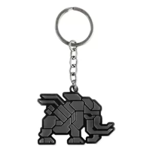 Horizon Forbidden West Mammoth Metal Keychain