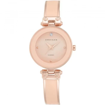 Anne Klein Rose 'Clarissa' Watch - AK/1980BMRG - salmon