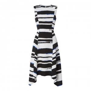 DKNY Colour Block Hankerchief Dress - Multi