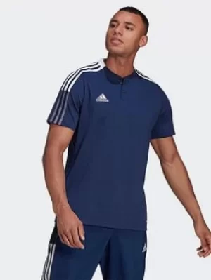 adidas Tiro 21 Polo Shirt, Navy, Size 2XL, Men