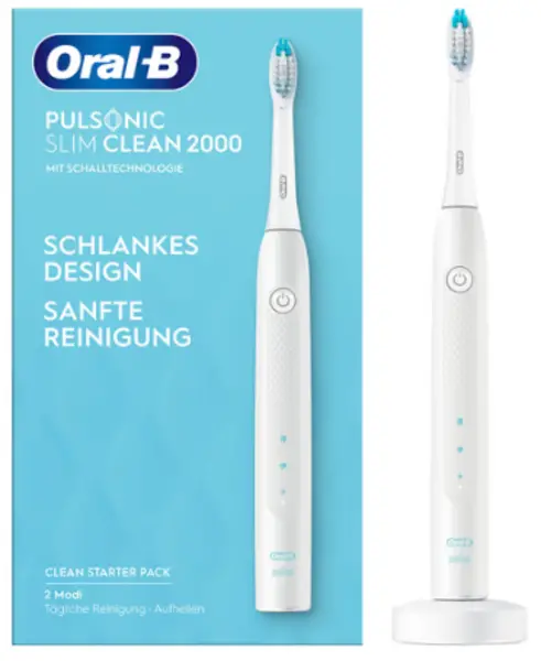 Oral B Pulsonic Slim Clean 2000 White Electric Toothbrush