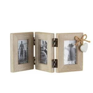 Sass & Belle Ashley Farmhouse Mini Triple Photo Frame