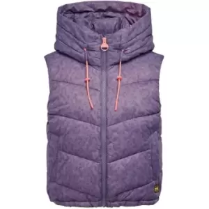 Barbour International Printed Halton Gilet - Purple