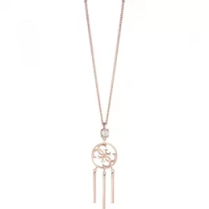 Ladies Guess Rose Gold Plated Miss Divine Necklace