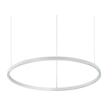 Ideal Lux Lighting - Ideal Lux ORACLE - Integrated LED Circle Ceiling Pendant Lamp 1 Light White 3000K