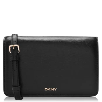 DKNY Sutton Fold Over Crossbody Bag - Black Gold BGD