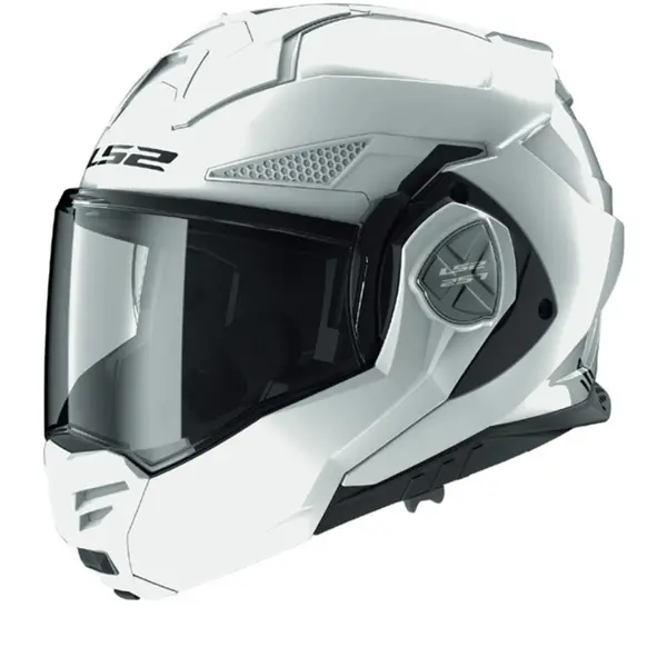 LS2 FF901 Advant X Solid White 06 Modular Helmet Size 2XL