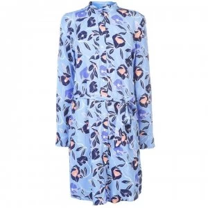 Gant Gant Floral Shirt Dress Womens - 468 CAPRI Blue