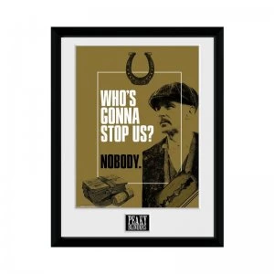 Peaky Blinders Whos Gonna Stop Us Framed Print