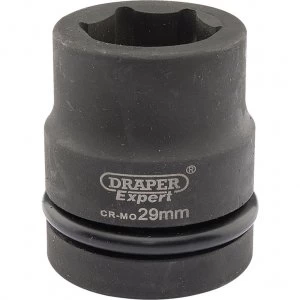 Draper Expert 1" Drive Hexagon Impact Socket Metric 1" 29mm