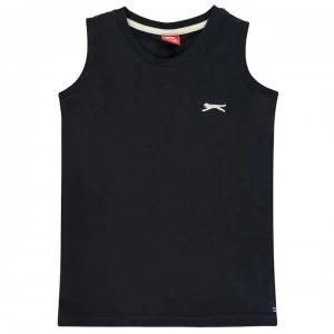 Slazenger Sleeveless T Shirt Junior Boys - Navy