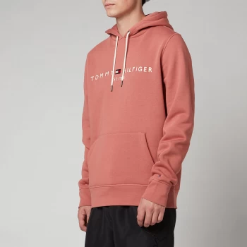 Tommy Hilfiger Mens Logo Hoodie - Mineralize - L