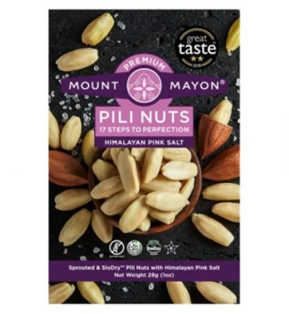 Mount Mayon Premium Pili Nuts - Himalayan Salted - 85g x 12