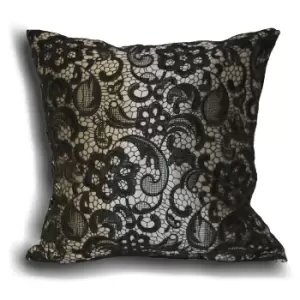 Riva Home Macrame Cushion Cover (45x45cm) (Silver)