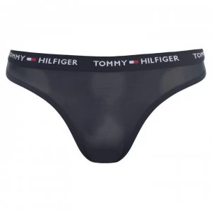 Tommy Bodywear Tommy Hilfiger Mesh Thong - Navy Blazer 416