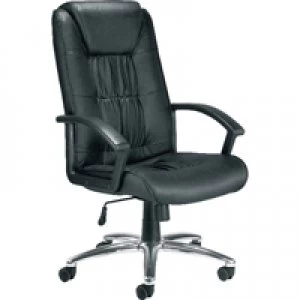 Jemini Tiber Leather Faced Executive Black Room KF74003