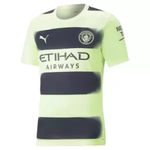 Puma Manchester City Third Shirt 2022 2023 Adults - Blue