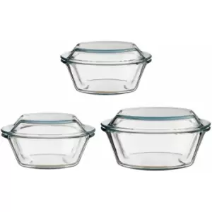 Premier Housewares - Set of 3 Casserole Dishes