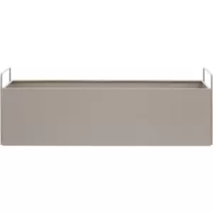 Asher Large Grey Wall Plant Box - Premier Housewares