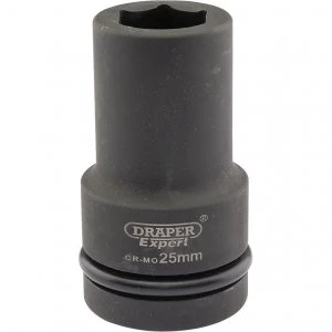 Draper Expert 1" Drive Deep Hexagon Impact Socket Metric 1" 25mm