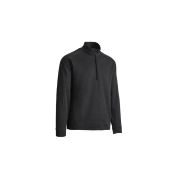 Callaway Waffle Knit Pullover - CAVIAR SHADE HTR - L Size: Large