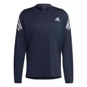 adidas Training Icons Training Long-Sleeve Top Mens - Legend Ink / Linen Green