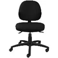 ENERGI-Plus Task Office Chair Without Arms Without Arms Fabric Black Medium Back