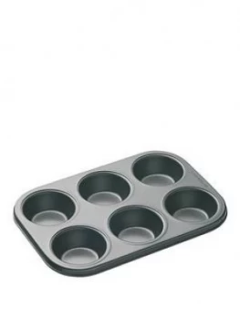 Masterclass 6-Hole Non-Stick Muffin And Cupcake Tray