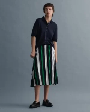 GANT Pleated Stripe Skirt