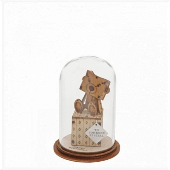 Happy Birthday (Little Wooden Bear) Figurine