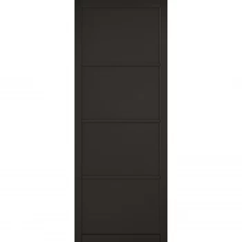 Soho - 4 Panel Primed Black Internal Door - 1981 x 686 x 35mm