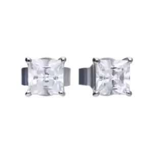 Princess Cut Cubic Zirconia Stud Earrings E5902