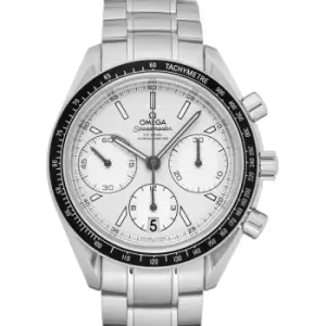 Speedmaster Racing Co-Axial Chronograph 40mm Automatic Silver Dial Stainless Steel Mens Watch