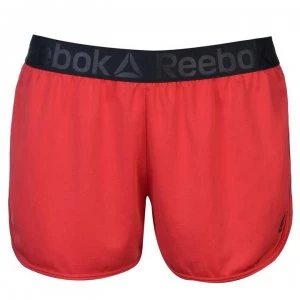 Reebok Mesh Shorts Ladies - Rebel Red