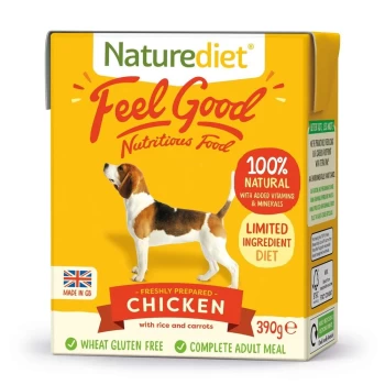 Naturediet Feel Good Adult - Chicken - 18 x 390g