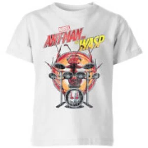 Marvel Drummer Ant Kids T-Shirt - White - 11-12 Years