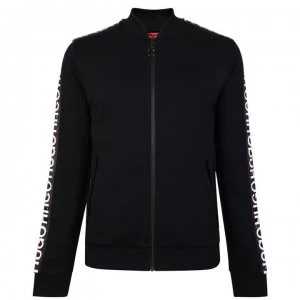 Hugo Boss Dacudi Zip Through Sweatshirt Black Size L Men