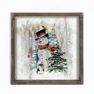 YBS030 Multicolor Decorative Framed MDF Painting