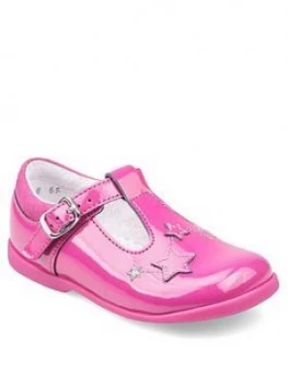 Start-rite Girls Star Gaze T-Bar Shoes - Berry, Size 6.5 Younger